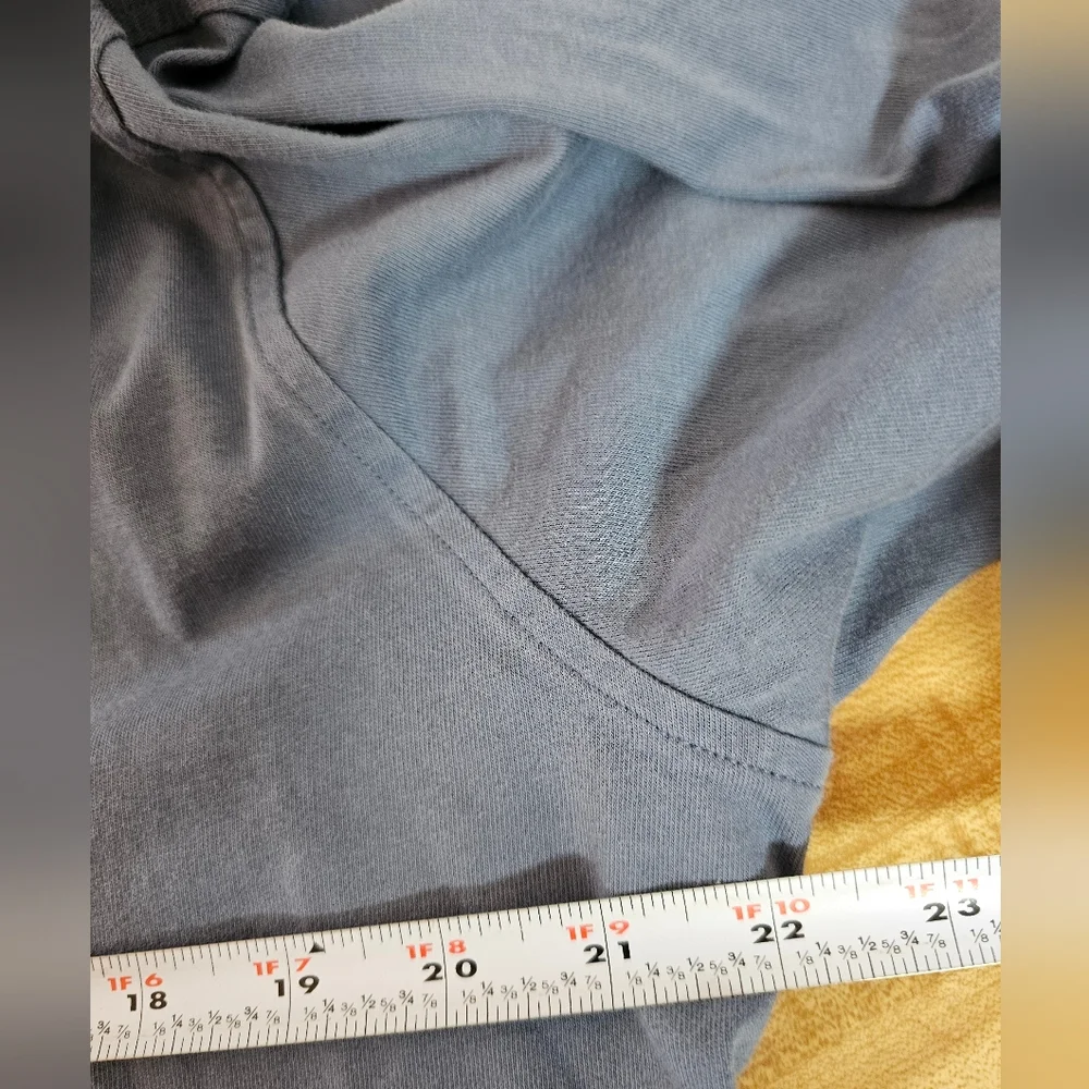 Brooks Brothers Men's XXL Blue Long Sleeve Cotton T-Shirt Tee Euc